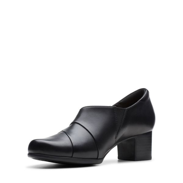 Clarks Womens Un Damson Adele Heels Black | CA-2647180